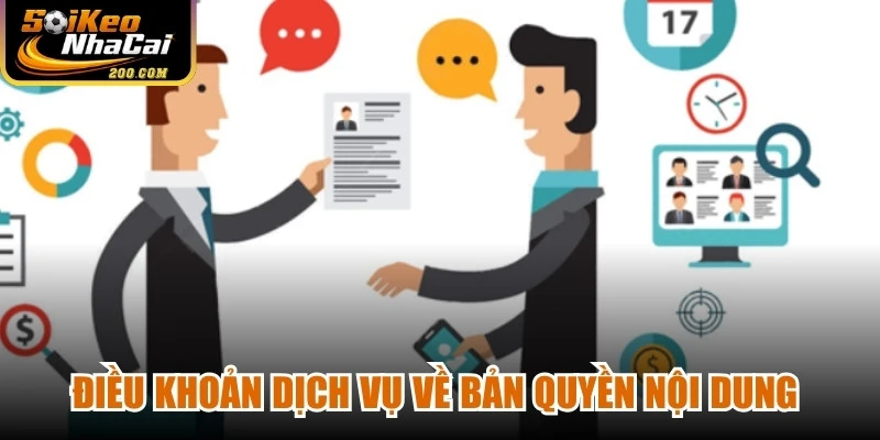 Điều khoản dịch vụ về bản quyền nội dung ở Soi kèo bóng đá