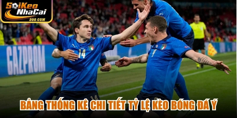 Bảng thống kê chi tiết tỷ lệ kèo bóng đá Ý