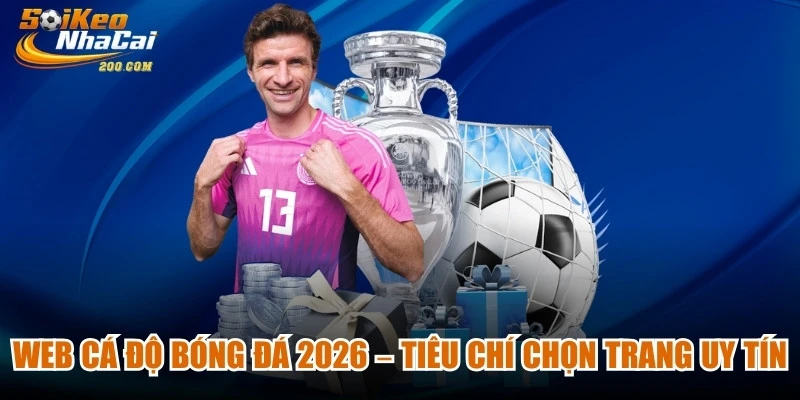 Web Cá Độ Bóng Đá 2026 – Tiêu Chí Chọn Trang Uy Tín